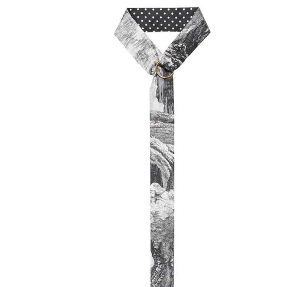 Burberry D-ring Dreamscape Dot Silk Jacquard Scarf